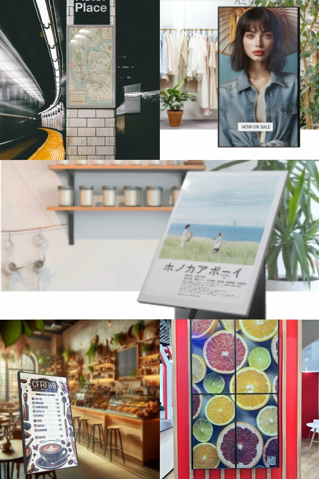Commercial application scenarios for the full-color ePaper display