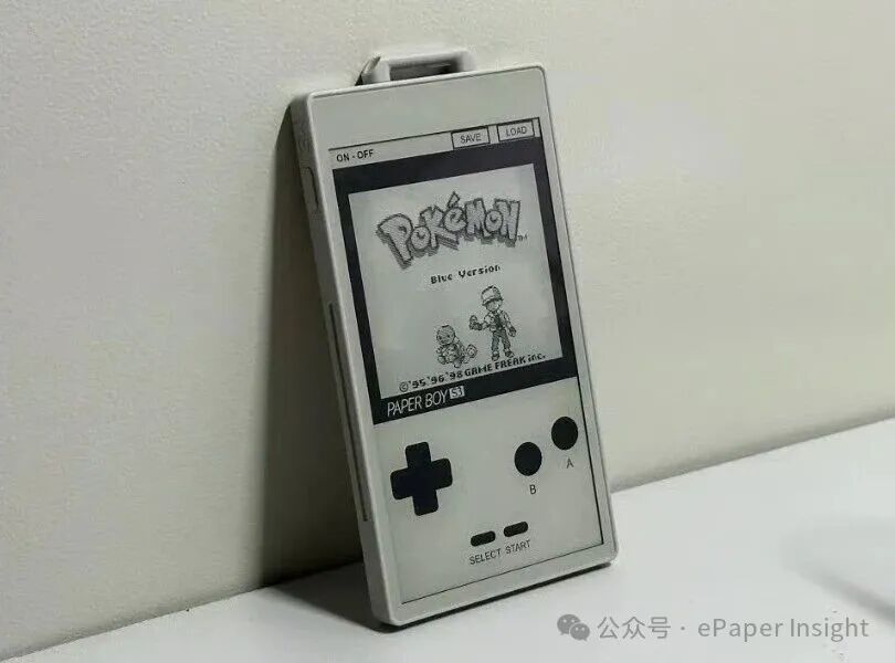 E Ink eReader Transformed into Retro Handheld Console, Perfectly Running Original Pokemon Blue