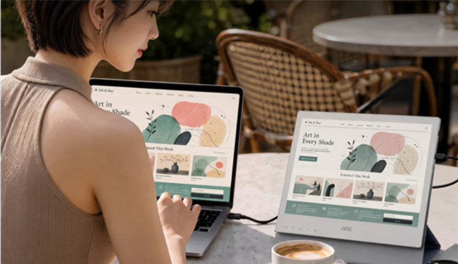 AOC Launches 13-Inch Color E Ink Portable Monitor: 3K 30Hz Touchscreen Launched at 4,599 Yuan